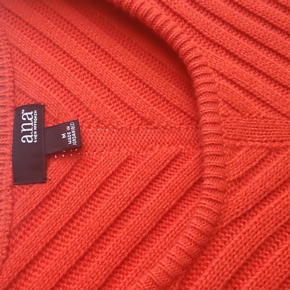 NEW! a.n.a autumn Sweater Sz. M - Picture 8 of 11